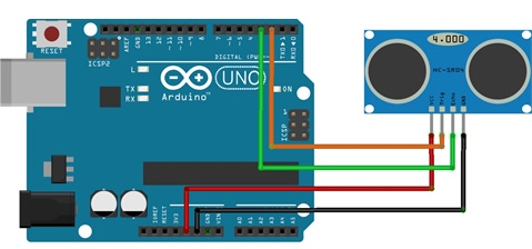 Medir distancias con Arduino y sensor ultrasónico HC-SR04